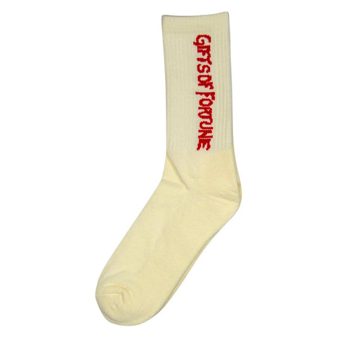GIFTS OF FORTUNE FIGHTING TIGER SOCKS CREAM / RED