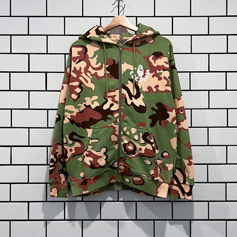 ICECREAM ZIP THROUGH HOODIE CAMO BILLIONAIRE BOYS CLUB BBC ICE CREAM