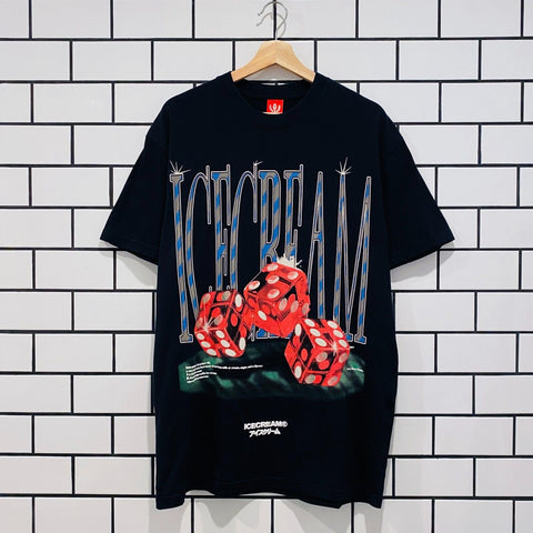 ICECREAM ICE CREAM FEAR OF A RICH PLANET SS TEE SHALE OVERSIZED