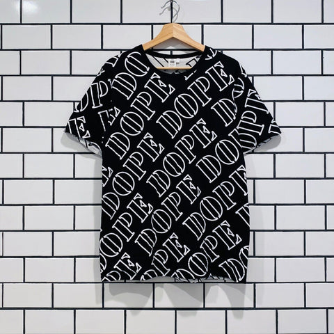 DOPE FLIGHT THE POWER REVERSIBLE TEE BLACK