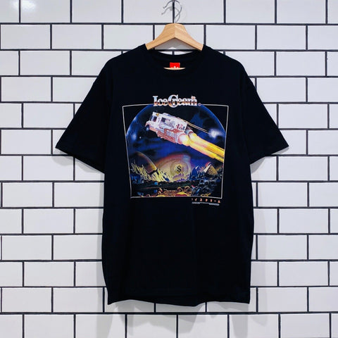ICECREAM STAR CONES SS TEE BLACK