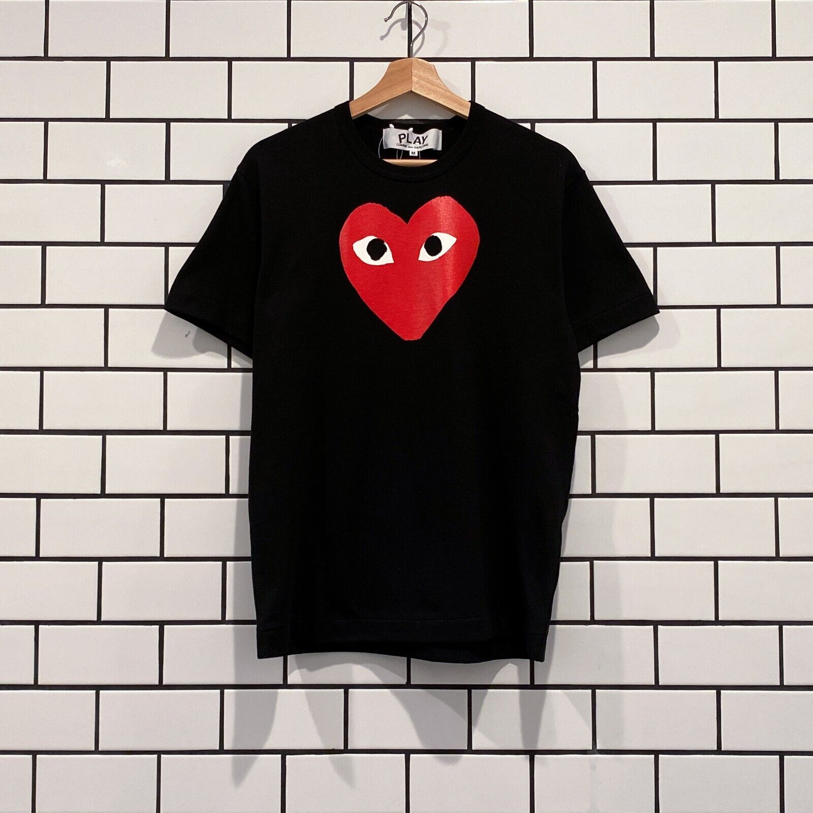 Cdg black red heart hotsell