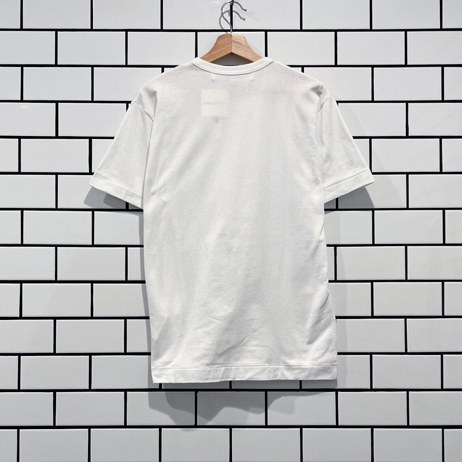 COMME DES GARCONS CDG PLAY GOLD HEART TEE WHITE AZ-T216-051-4