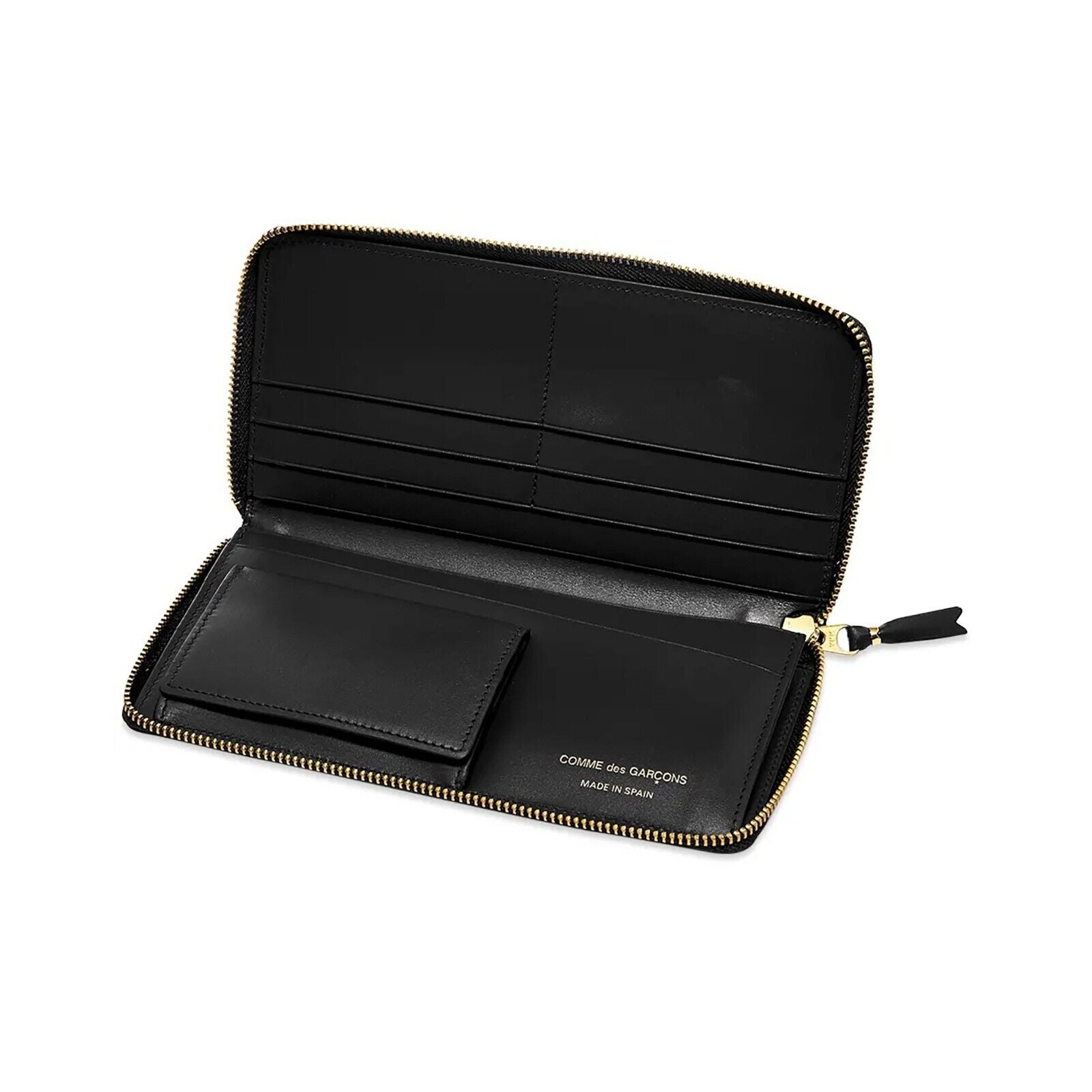 COMME DES GARCONS CDG WALLET HUGE LOGO WALLET BLACK SA0110HL