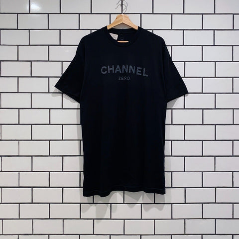 SSUR CHANNEL O HALFTONE SS TEE BLACK