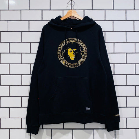 SSUR GUERSACE PULLOVER HOODIE BLACK