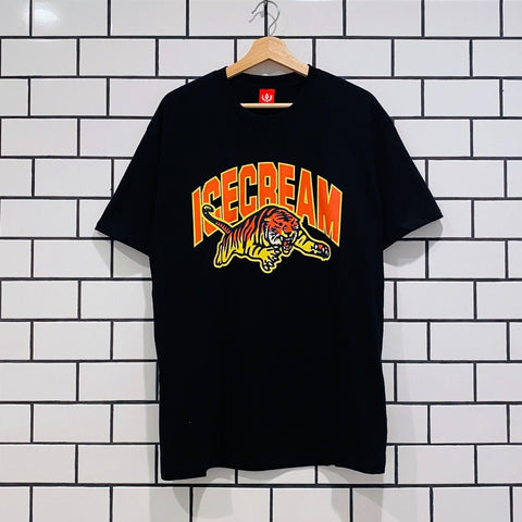 ICECREAM ICE CREAM TIGER SS TEE BLACK