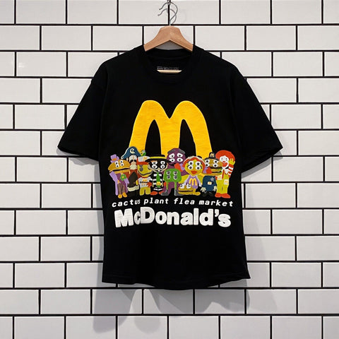 CACTUS PLANT FLEA MARKET CPFM X MCDONALDS CACTUS BUDDY AND FRIENDS TEE BLACK