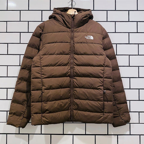 THE NORTH FACE ACONCAGUA 3 HOODIE JACKET SMOKEY BROWN