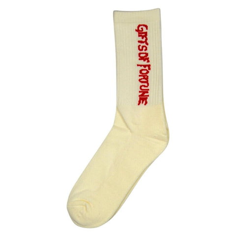 GIFTS OF FORTUNE FIGHTING TIGER SOCKS CREAM / RED