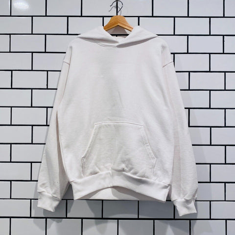 LOS ANGELES APPAREL HEAVY FLEECE HOODIE WHITE