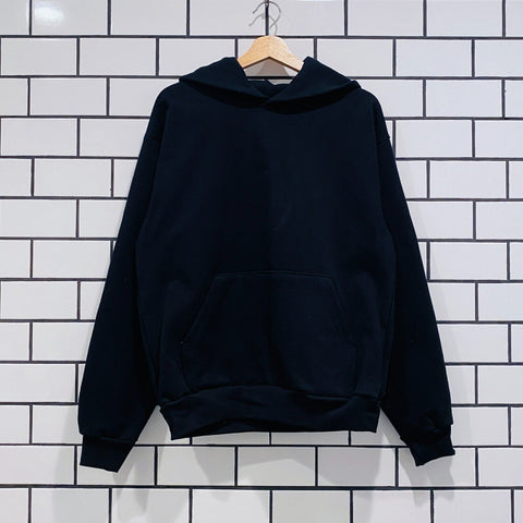 LOS ANGELES APPAREL HEAVY FLEECE HOODIE BLACK