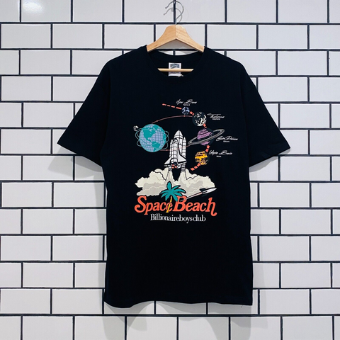 BILLIONAIRE BOYS CLUB BBC SPACE BEACH SS TEE BLACK