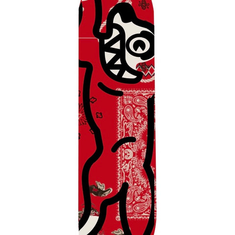 ICECREAM RUBBER BAND SKATEDECK ROCOCCO RED