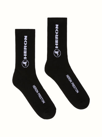 HERON PRESTON LONG SOCKS BLACK