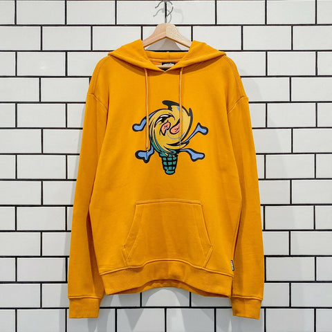 ICECREAM SWIRL HOODIE GOLDEN YELLOW BBC ICE CREAM