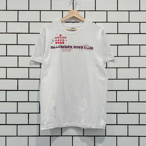 BILLIONAIRE BOYS CLUB BBC BOARD SS TEE BLEACH WHITE