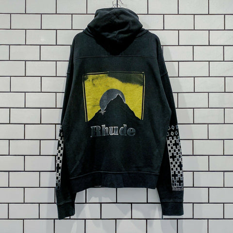 RHUDE MOONLIGHT HOODIE BLACK