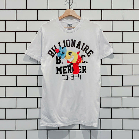 BILLIONAIRE BOYS CLUB BBC RAYGUN SS TEE WHITE