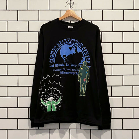 BILLIONAIRE BOYS CLUB BBC COSMIC LS TEE BLACK