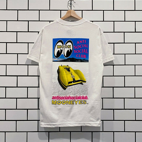 ANTI SOCIAL SOCIAL CLUB ASSC X MOONEYES FLATS PHOTO TEE WHITE