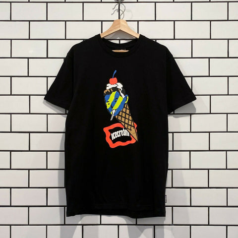 ICECREAM CONE MAN SS TEE BLACK BBC ICE CREAM