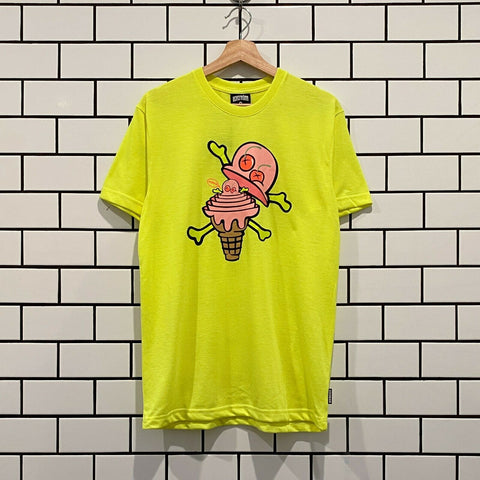 ICECREAM NESTING SS TEE NEON YELLOW BBC ICE CREAM