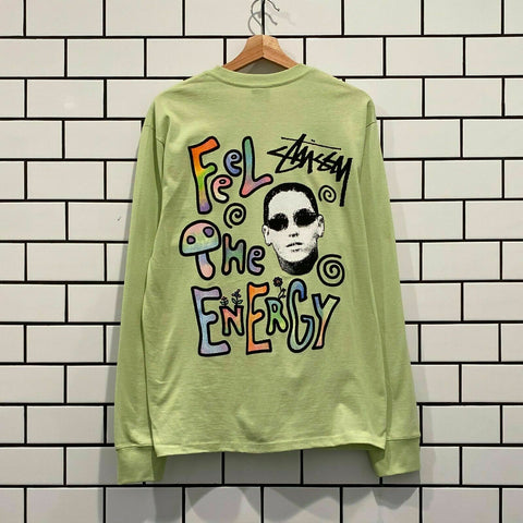 STUSSY ENERGY LS TEE TEA