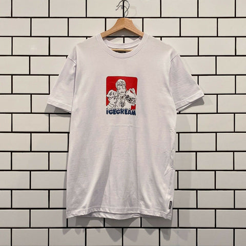 ICECREAM ICE SS TEE WHITE BBC ICE CREAM