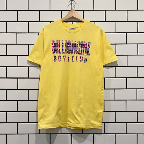 BILLIONAIRE BOYS CLUB BBC COSMIC DUST SS TEE YELLOW CREAM