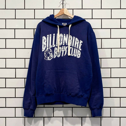 BILLIONAIRE BOYS CLUB BBC VINTAGE ARCH HOODIE BLUE DEPTHS