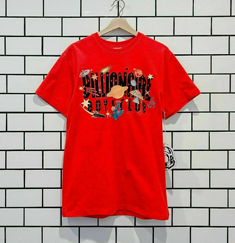 BILLIONAIRE BOYS CLUB BBC UNIVERSE SS TEE FLAME SCARLET