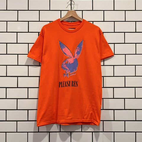 PLEASURES X PLAYBOY POP T-SHIRT ORANGE