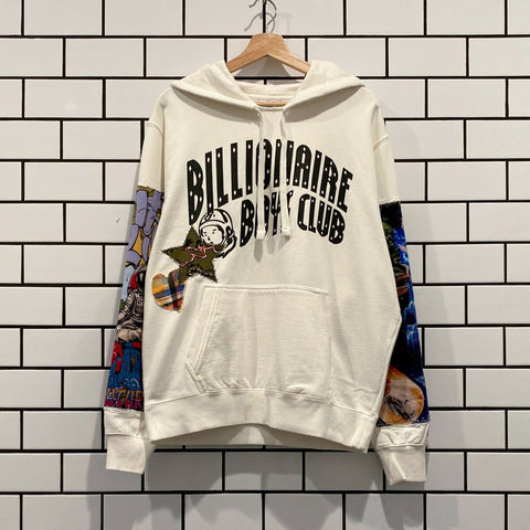 BILLIONAIRE BOYS CLUB BBC TRANCE HOODIE SNOW WHITE