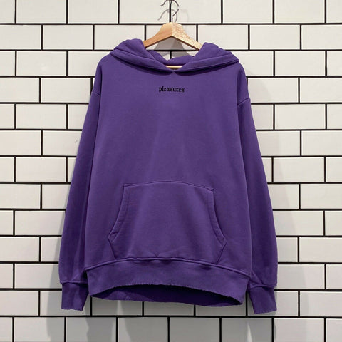 PLEASURES CRAWLER HOODIE PURPLE