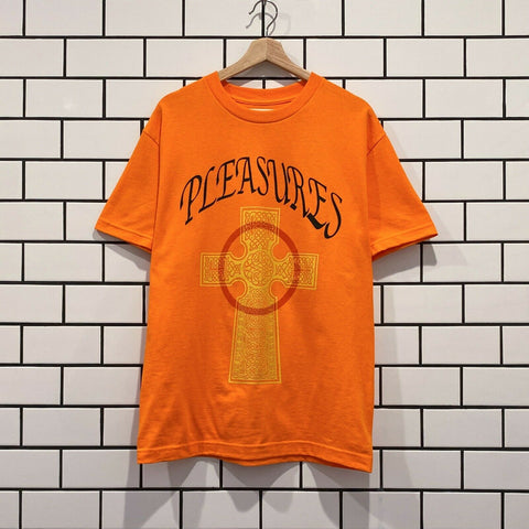 PLEASURES VEGAN T-SHIRT ORANGE