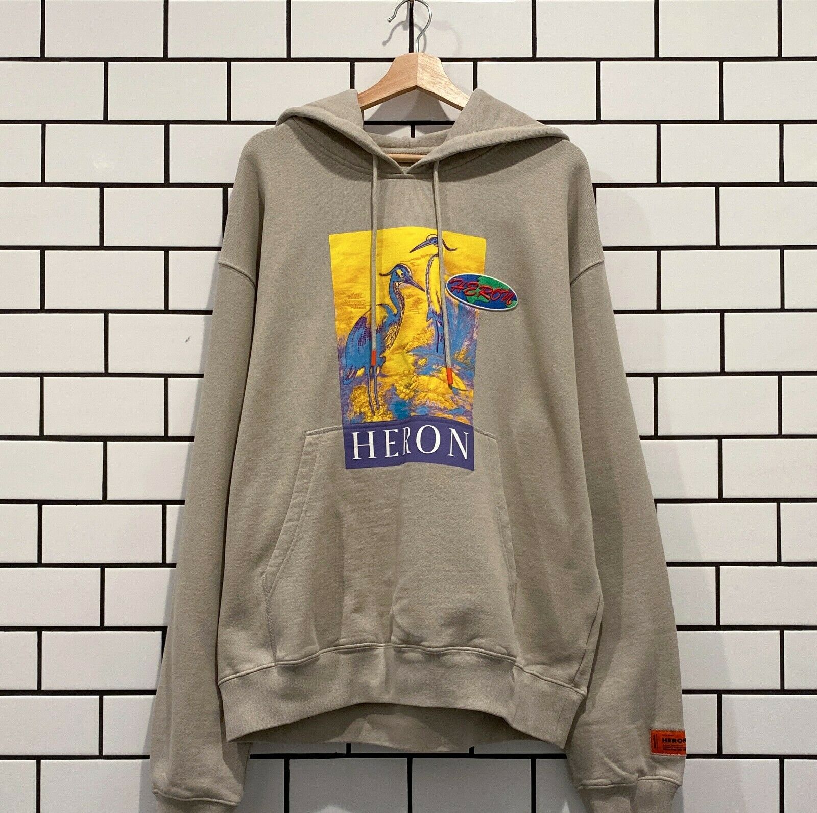 Heron preston skull online hoodie