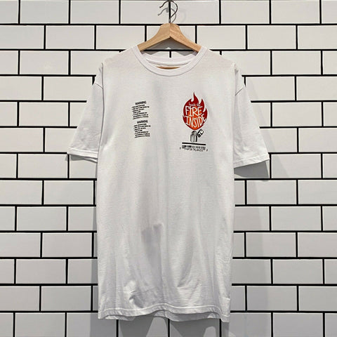 PAPER PLANES FIRE INSIDE TEE WHITE