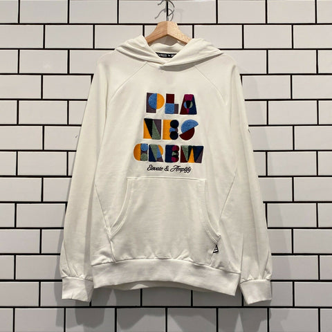 PAPER PLANES IN LIVING COLOR HOODIE WHITE