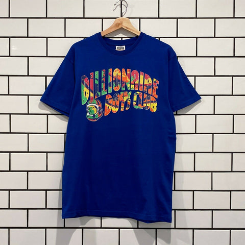BILLIONAIRE BOYS CLUB BBC SPACE BEACH SS TEE MAZARINE BLUE