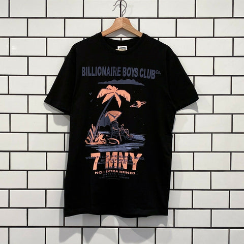 BILLIONAIRE BOYS CLUB BBC EXTRA REFIND SS TEE BLACK