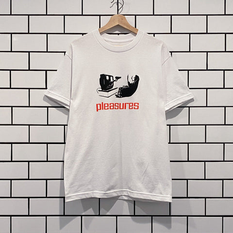 PLEASURES TV T-SHIRT WHITE