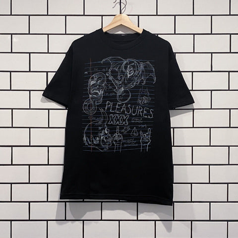 PLEASURES HOMEWORK T-SHIRT BLACK