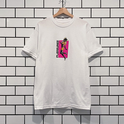 PLEASURES BAKED T-SHIRT WHITE
