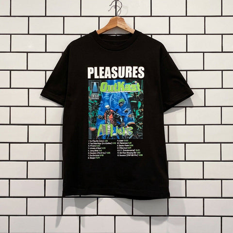 PLEASURES ATLIENS T-SHIRT BLACK