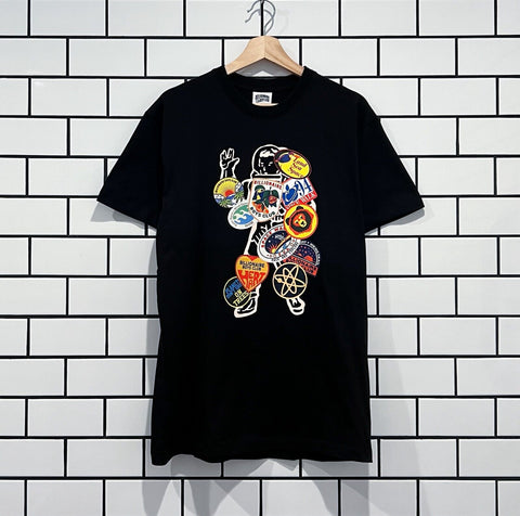 BILLIONAIRE BOYS CLUB BBC LAND SEA SPACE SS TEE BLACK
