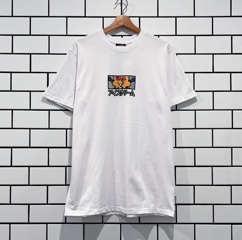 ICECREAM CROP SS TEE WHITE BILLIONAIRE BOYS CLUB BBC ICE CREAM