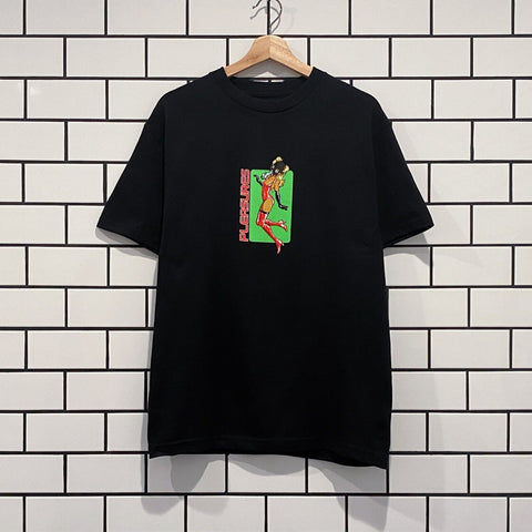 PLEASURES BAKED T-SHIRT BLACK
