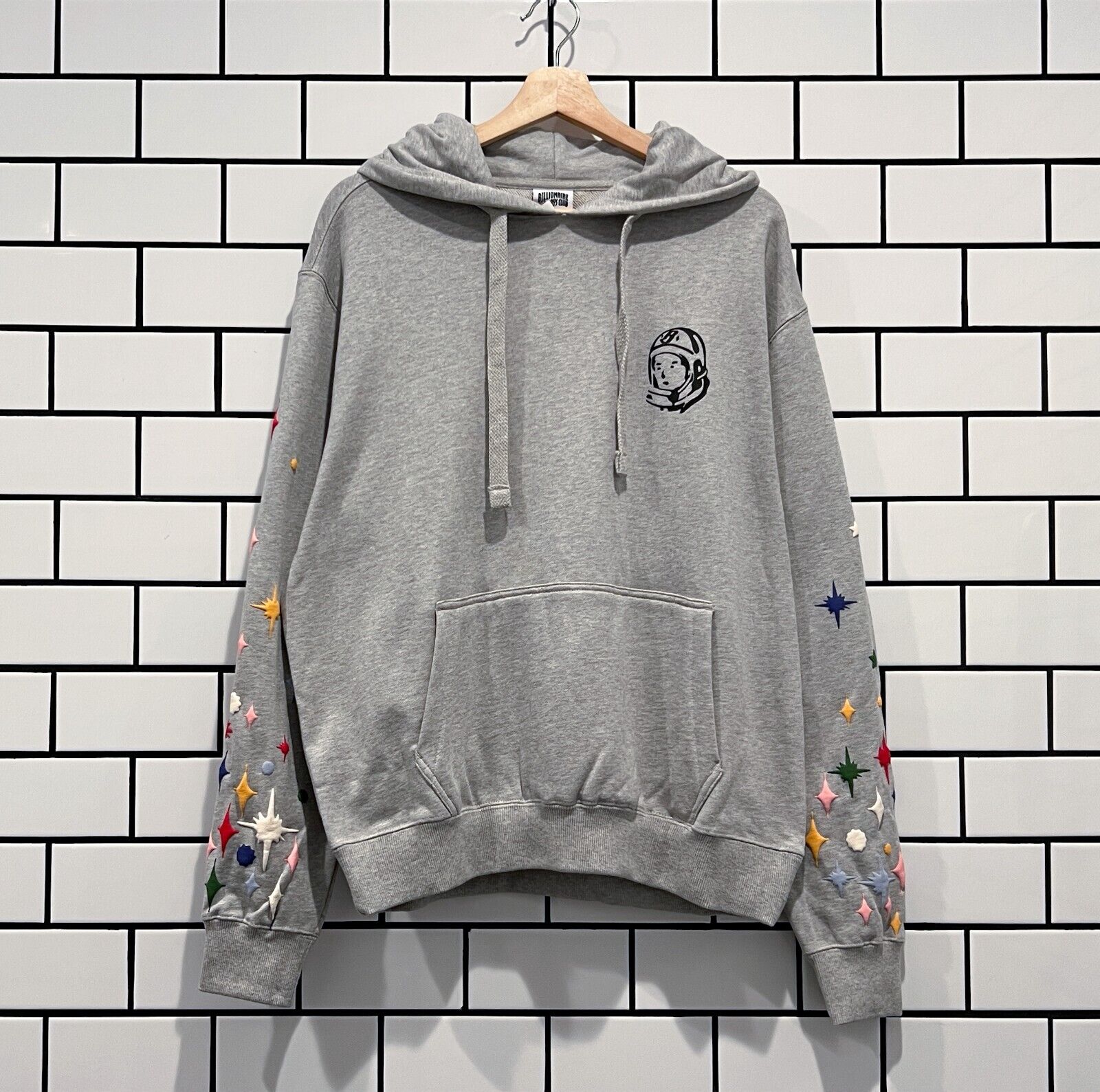 BILLIONAIRE BOYS CLUB BBC NOVA HOODIE HEATHER GREY