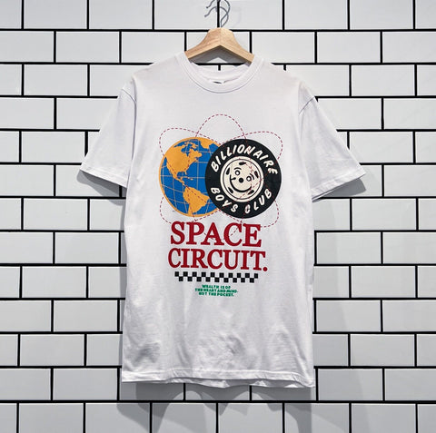 BILLIONAIRE BOYS CLUB BBC SPACE CIRCUIT SS TEE BLEACH WHITE